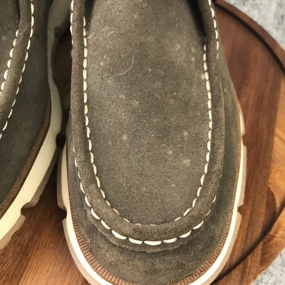 Cole Haan 4.ZeroGrand Waterproof City Chukka Boots Mens 9M Brown Suede C34044‎